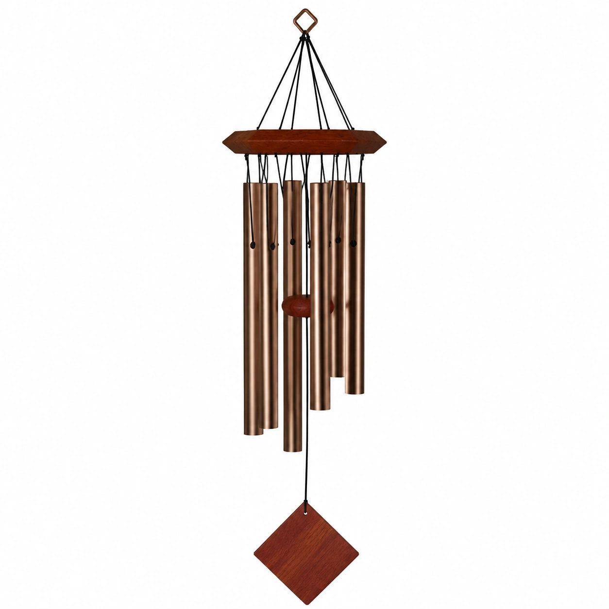 Campanas de Viento para Exterior 6 Tubos Marrones
