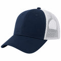 Gorra Trucker Azul Marino y Blanco con Malla