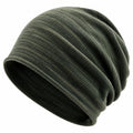 Gorro Slouchy para Invierno Verde Oscuro Ajuste Cómodo