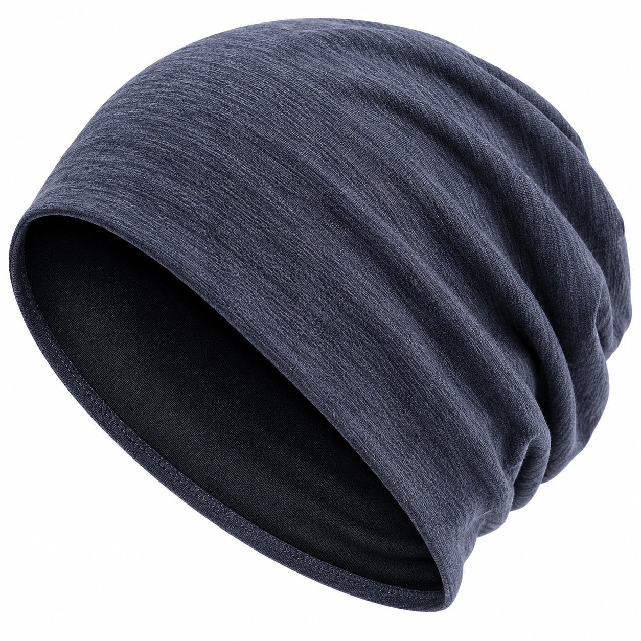 Gorro de Punto Unisex Azul Marino