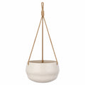 Macetero Colgante Beige 14x14x12cm