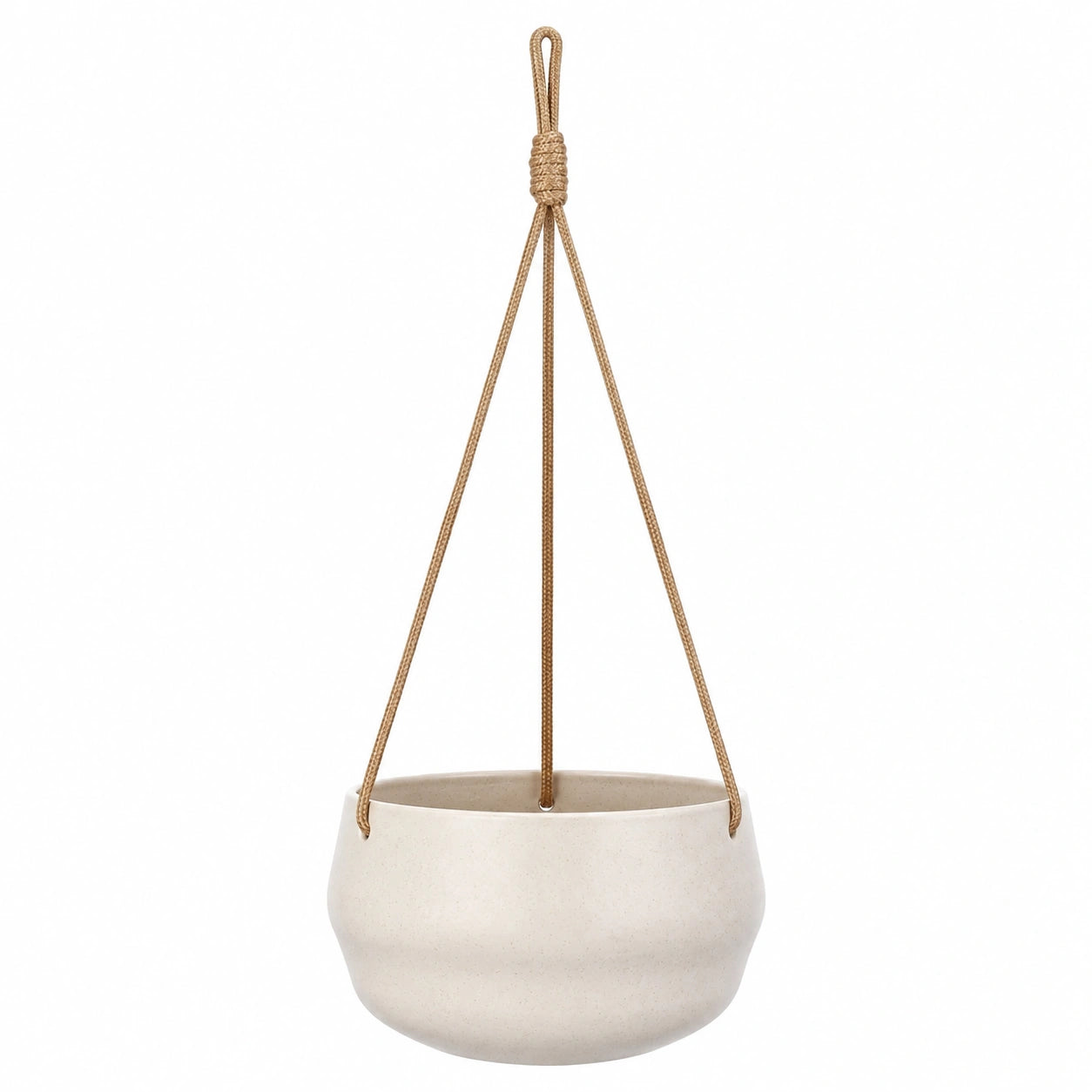 Macetero Colgante Beige 14x14x12cm